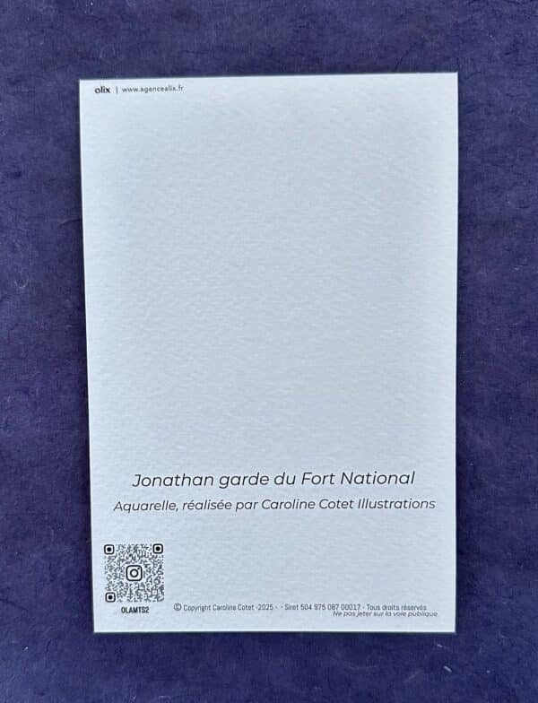 Jonathan garde du Fort National