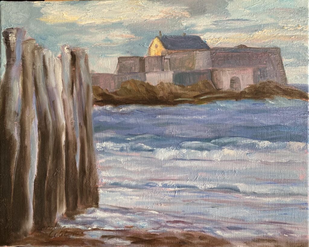 Caroline Illustration Fort National Saint-Malo